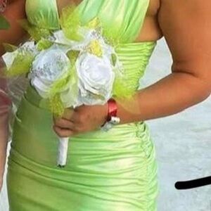 Superdown Lime Green Mini Dress